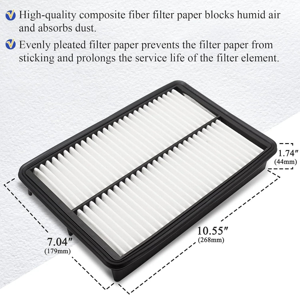 CA11259 Engine Air Filter for Mazda 6 (2014–2021) & 3 (2012–2018)