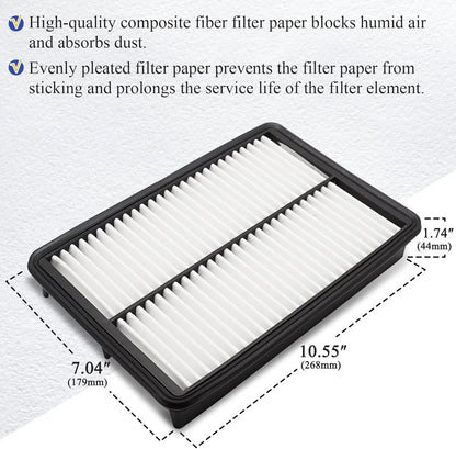 CA11259 Engine Air Filter for Mazda 6 (2014–2021) & 3 (2012–2018)