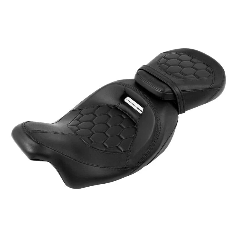 Driver & Passenger Seat in Black for Harley Touring Road Glide 2009-2023