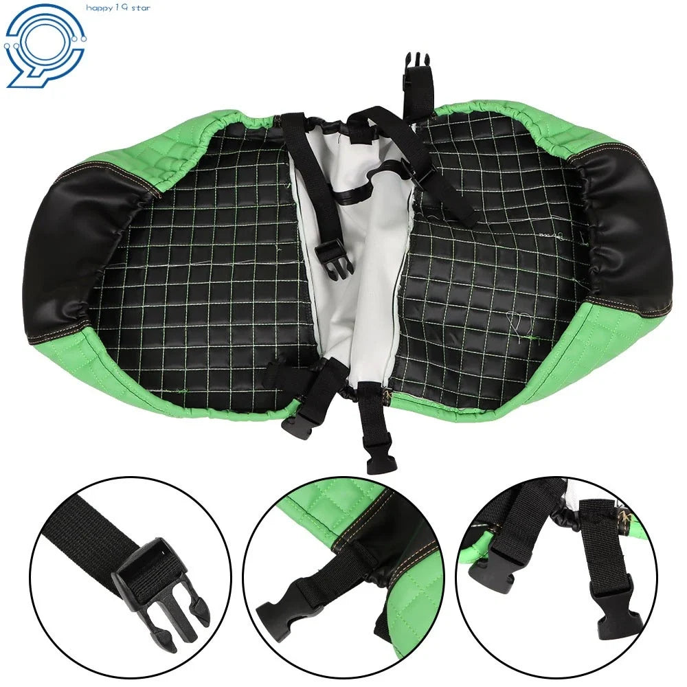 Green Seat Covers Set of 2 for Front and Rear of Club Car DS 2000.5–Present