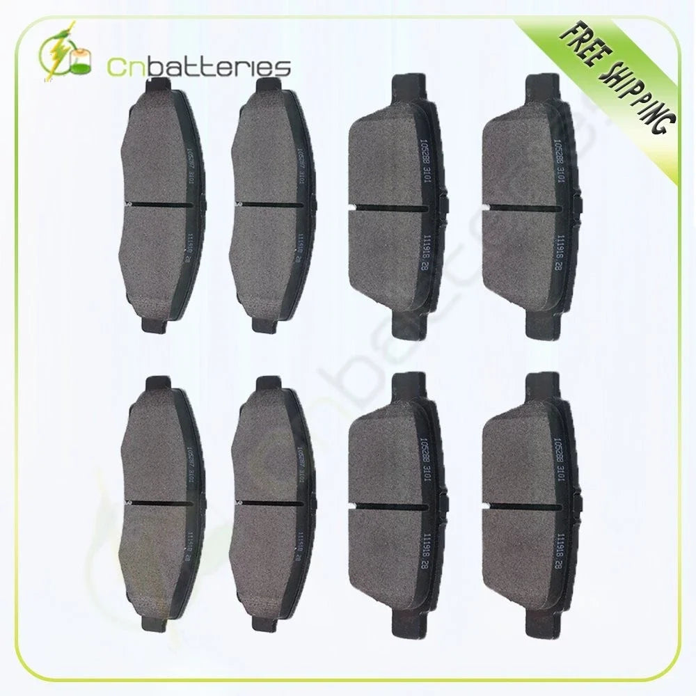 Brake Pads for Front & Rear Honda Ridgeline 2006-2011 - Low Dust