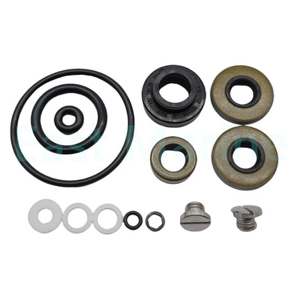 Seal Kit for Lower Gearcase with Drain Screws - Johnson Evinrude 9.9 15 HP
