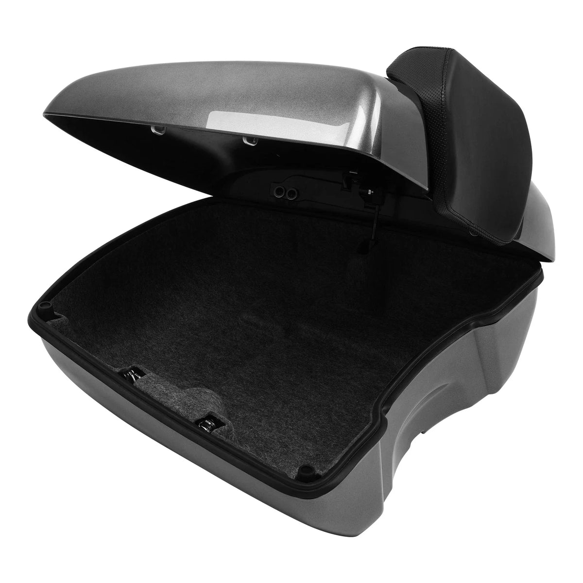 Steel Gray Low Profile Trunk Backrest Pad for Indian Chieftain 2014-2023