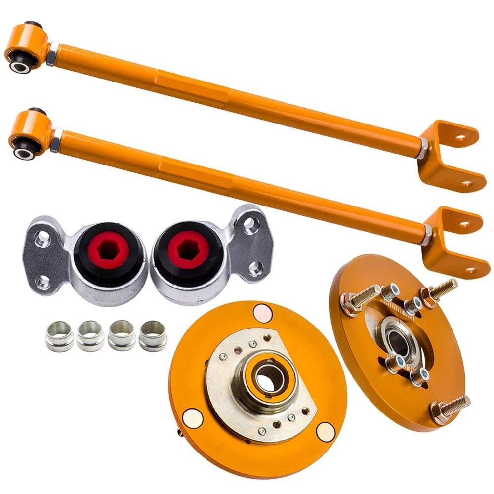 Control Arms with Camber Plates & Bushings for BMW E46 1998-2006 - 6 Pieces