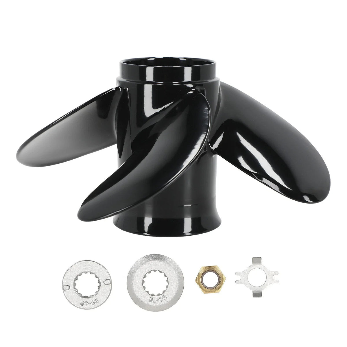 4 Blade Aluminum Propeller for Mercury 25-75HP (13")
