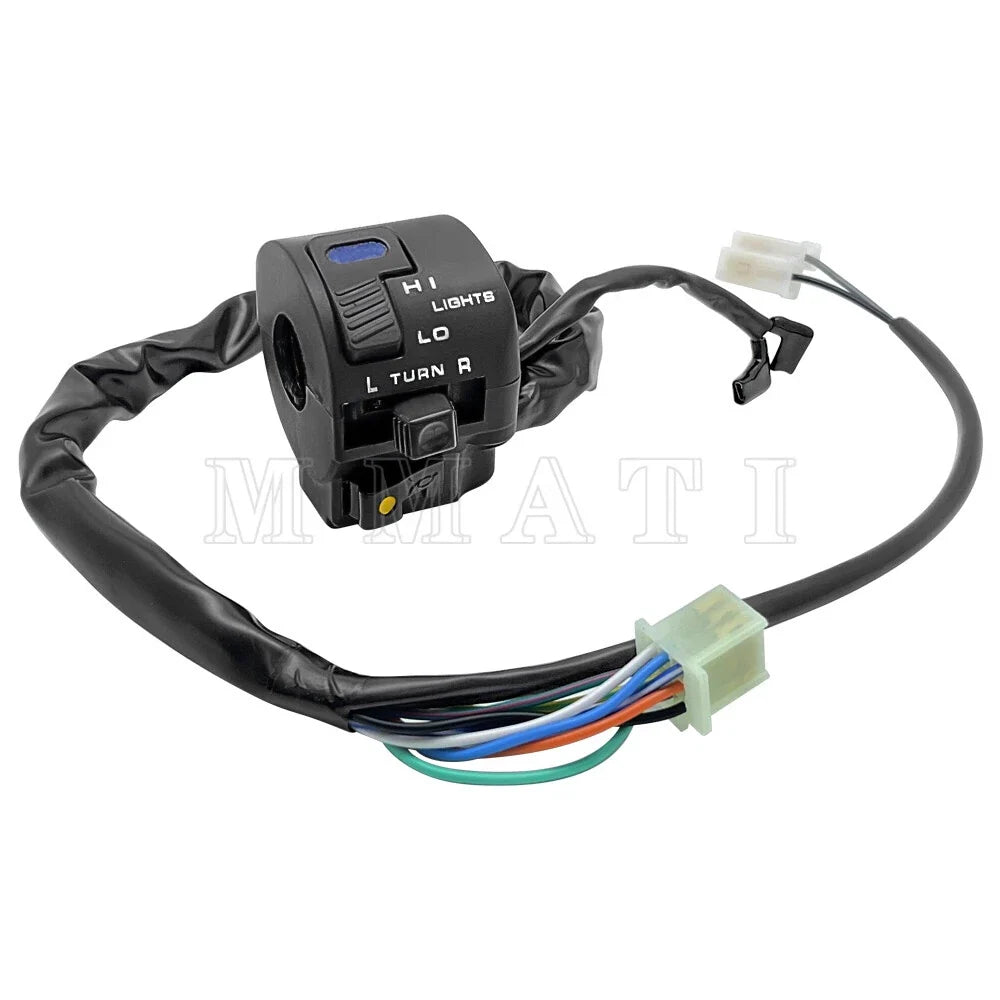 Left Handlebar Switch Turn Signal Headlight Button for Honda XR650L (1993–2008)