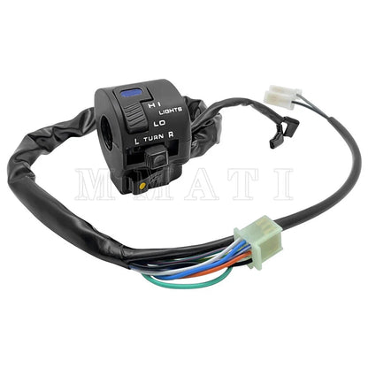 Left Handlebar Switch Turn Signal Headlight Button for Honda XR650L (1993–2008)