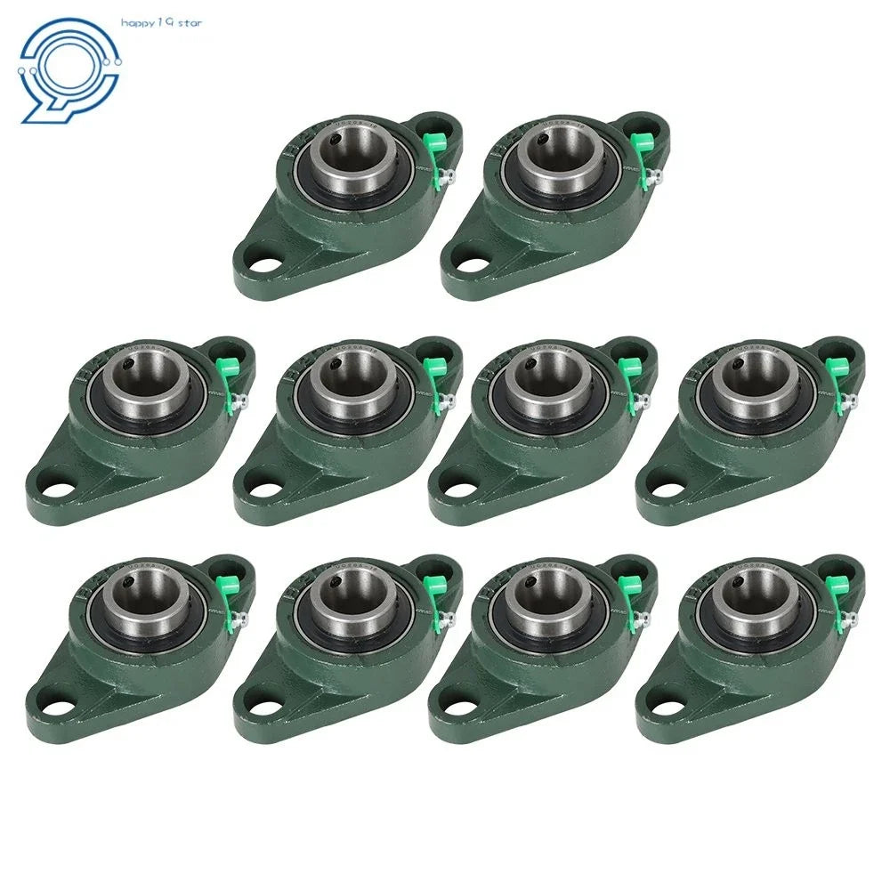 UCFL205-16 Pillow Block Flange Bearing Set - 10 Pieces (1" Bore)