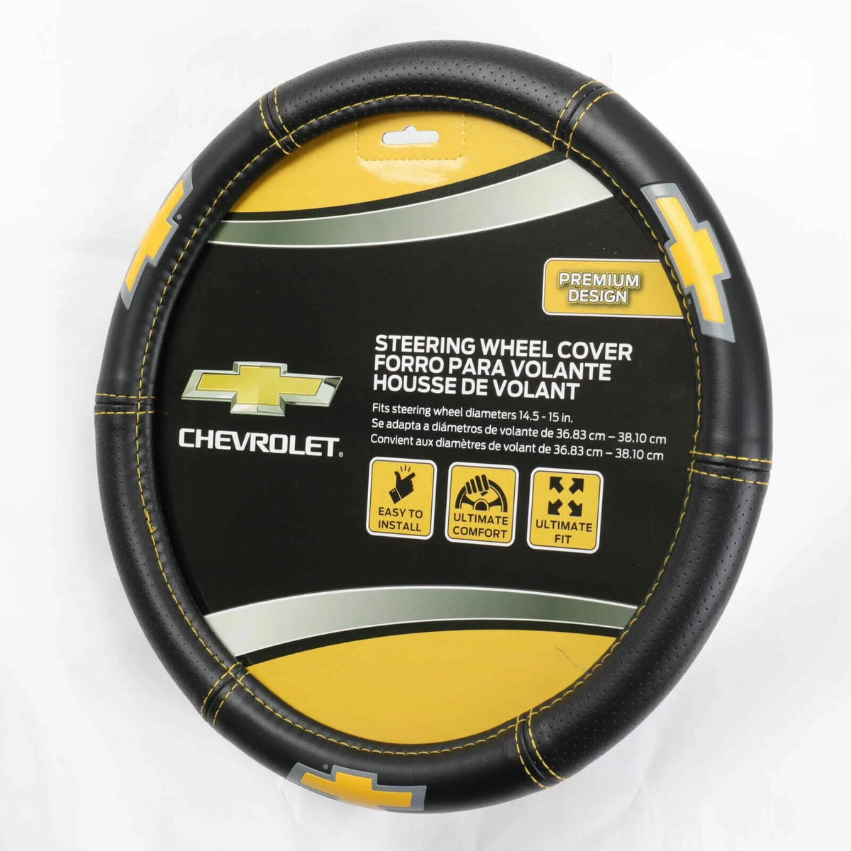 Steering Wheel Cover for Chevy Elite Synthetic Leather Speed Grip