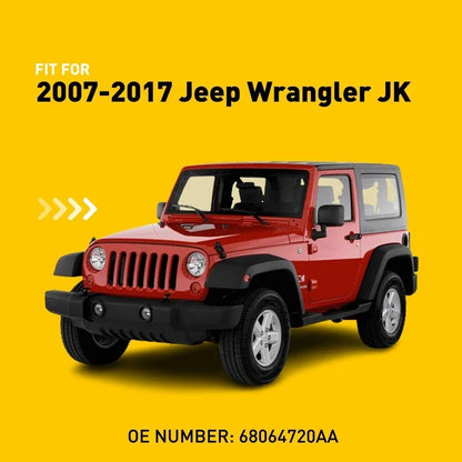 Rear Plate License Holder w/ Light Tag Bracket for Jeep Wrangler JK JKU (2007–2018)