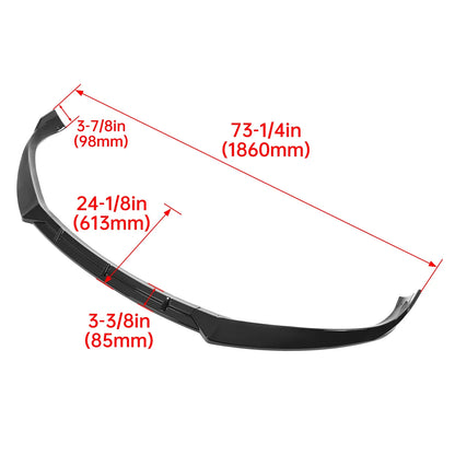 Front Bumper Lip Splitter Spoiler for Tesla Model S (2016–2020)