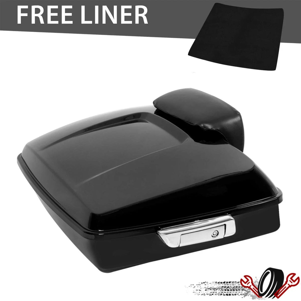 Chopped Pack Trunk Backrest for Harley Touring Electra Street Glide (2014–2026)