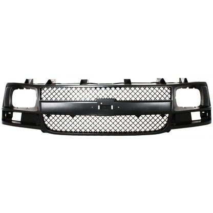 Grille Assembly for Chevrolet Express 2500 3500 (2003–2017) Black Plastic