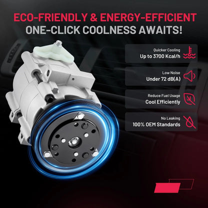 Compressor A/C for Ford Focus (2005–2007) and Mercedes C300 (2015–2020)