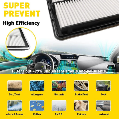 Engine Cabin Air Filter Combo for WRX Impreza Subaru 2009-2018