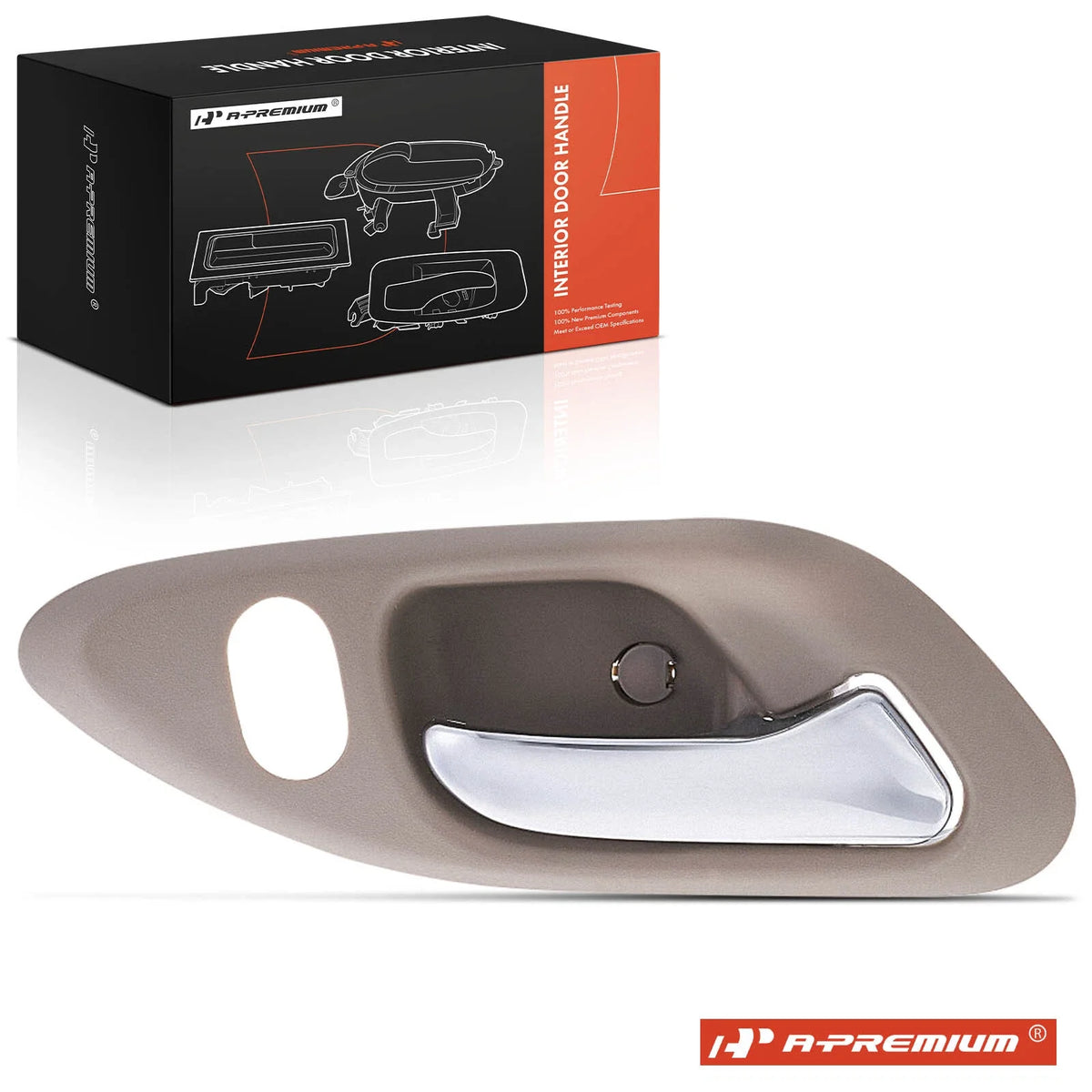 Chrome Front Passenger Interior Door Handle for Honda Accord