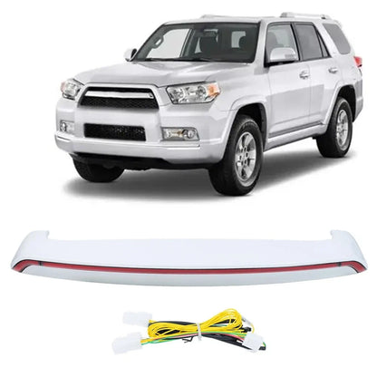 LED Moveable Light Rear Spoiler in White for 4Runner 2010–2024