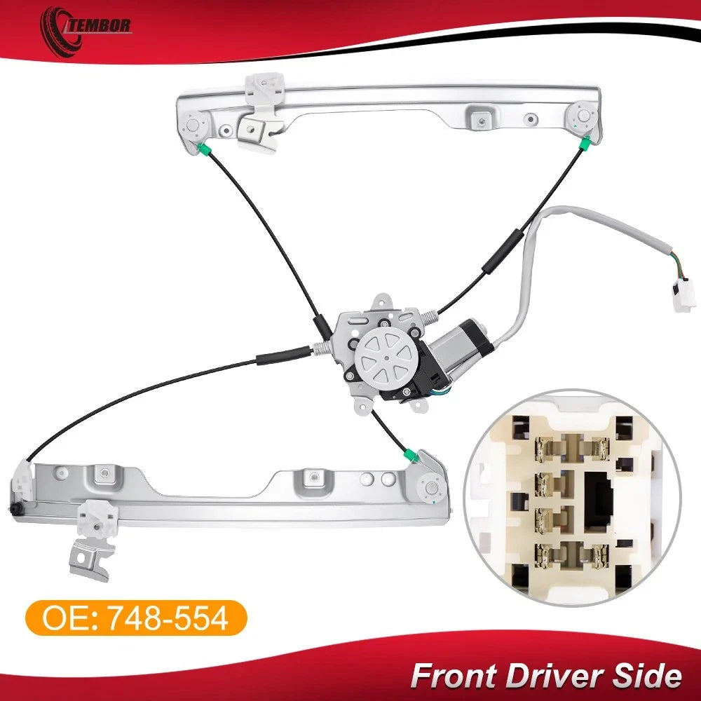 Front Left Window Motor & Regulator Assembly for Nissan Murano 2003-2007