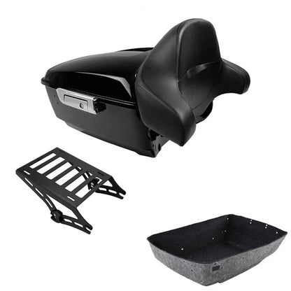 Backrest Pad Mount Rack for Trunk - Harley Touring FLHX FLHT 2014-2026
