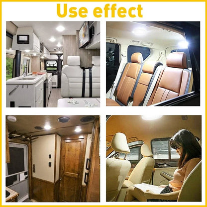 Ceiling Light Fixture (12V) for RV Camper Trailer - LED