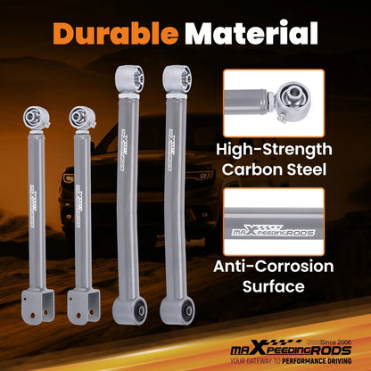 Control Arms 0-6" Adjustable for Jeep Wrangler JK 2007-2018