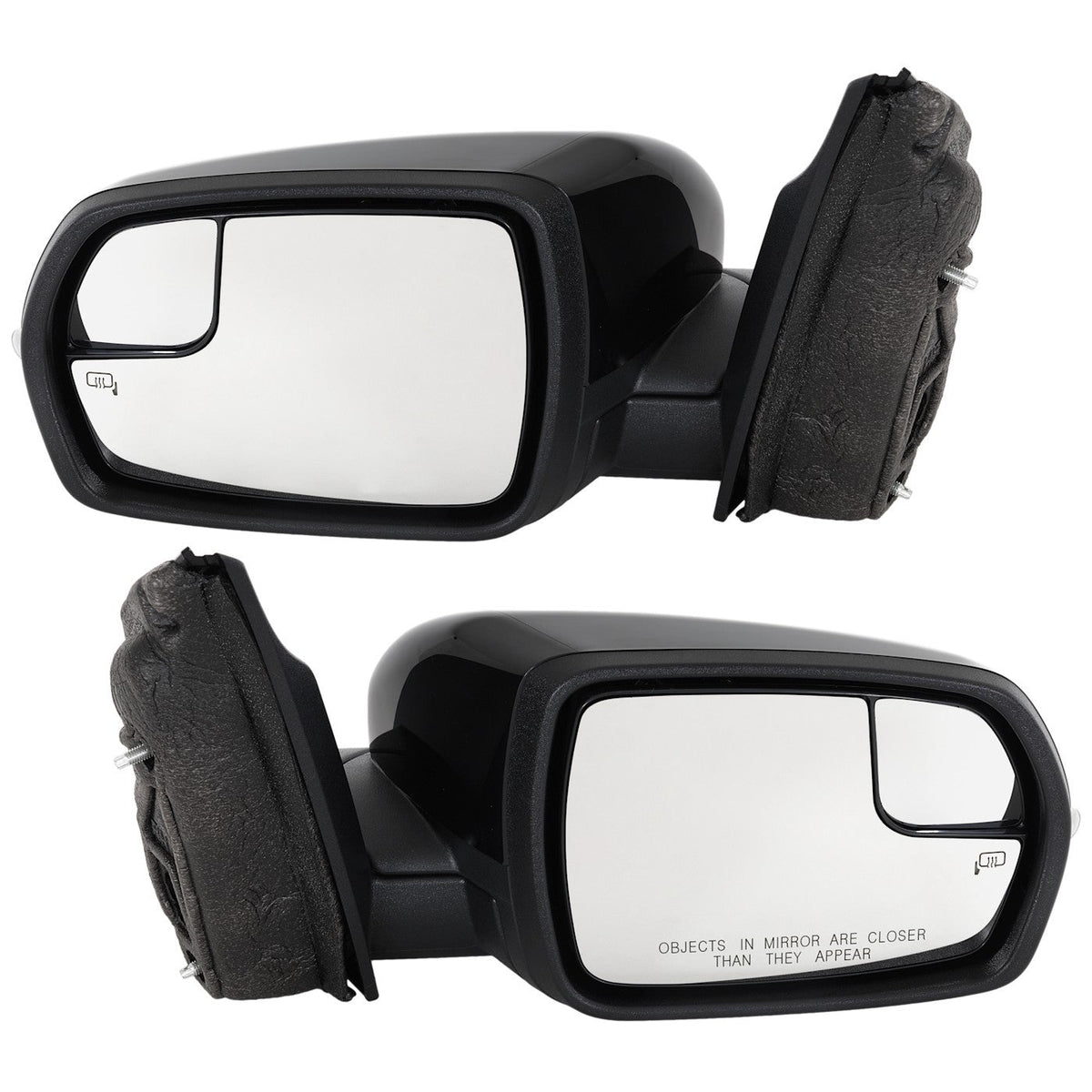 Power Heated Side Mirrors for Ford Edge (2015–2018) Left Right Paintable