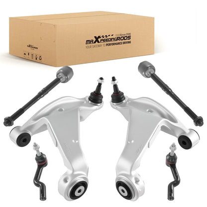 Front Control Arms and Tie Rods - 6 Piece Set for Cadillac CTS RWD 08-15