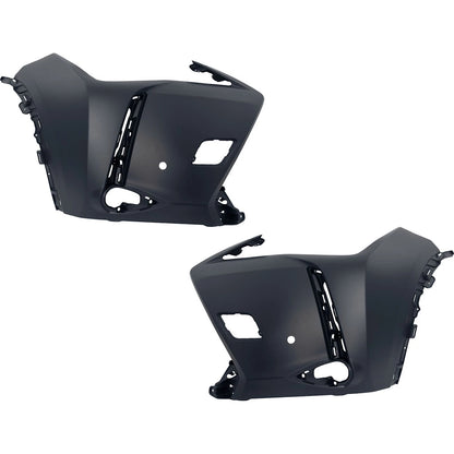 Set of 2 Bumper Face Bar Ends for
