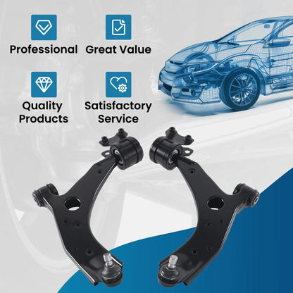 Front Control Arm Pair - 2X for Mazda 3 (2004–2017) - Suspension Parts