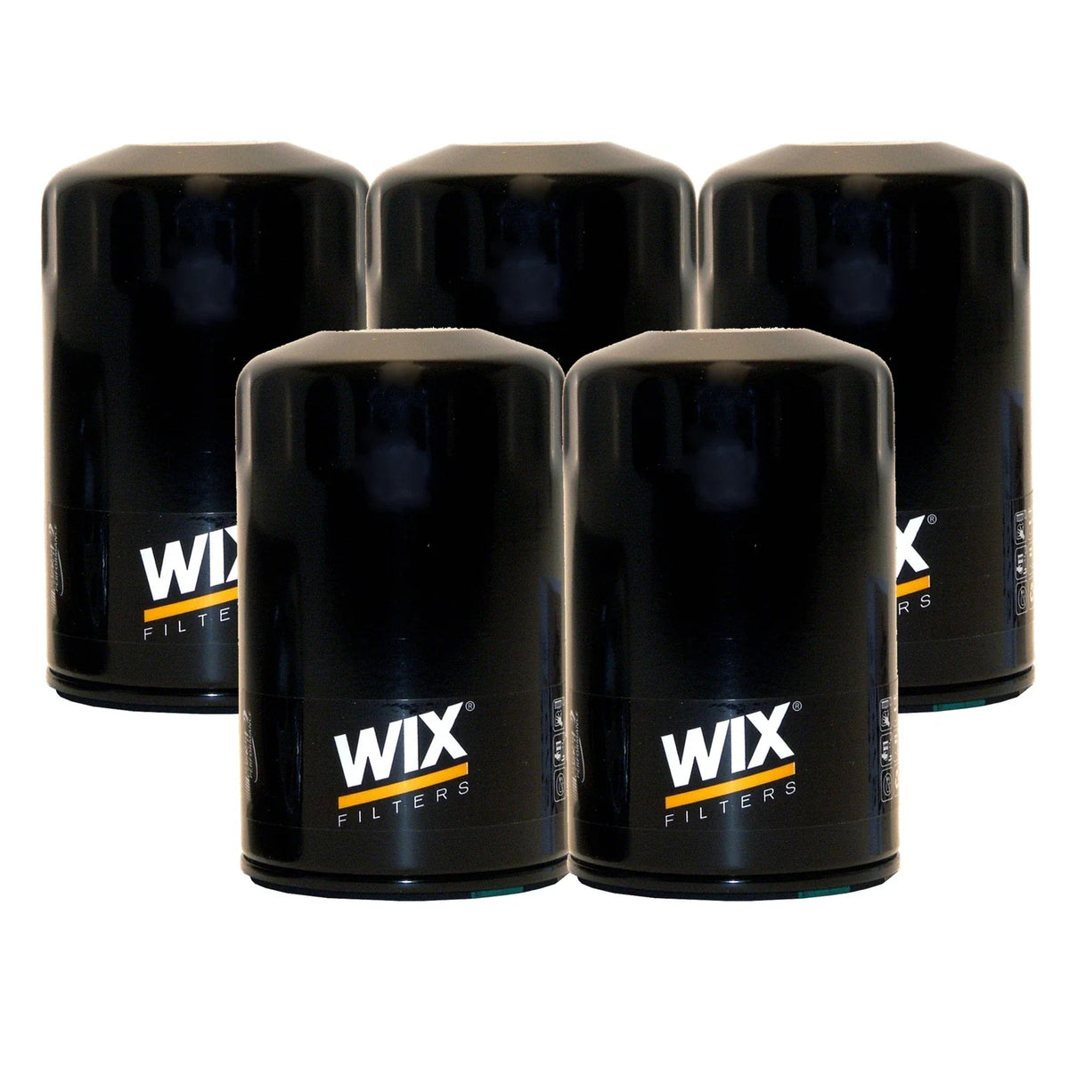 Set of 6 Engine Oil Filters for Buick Cadillac Chevy GMC Pontiac (Wix)