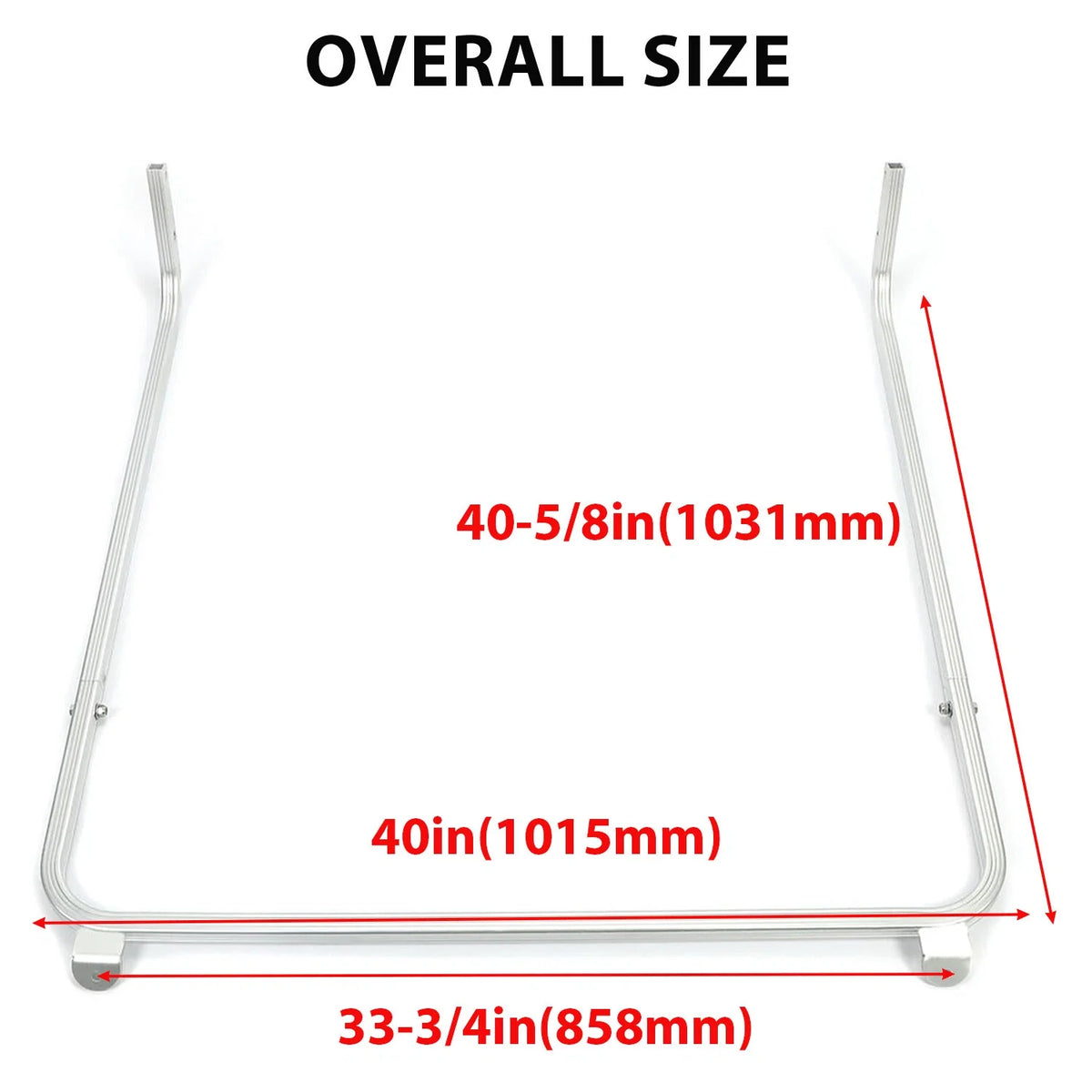 Front Roof Canopy Support Strut for Club Car Carryall DS (1982–1999)