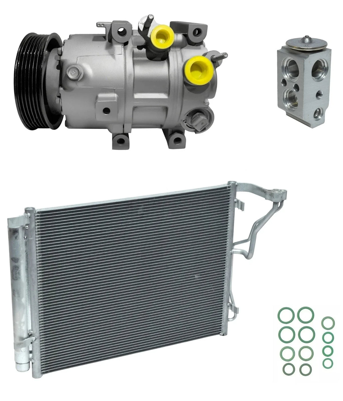 AC Compressor Kit With Condenser for Hyundai Sonata 2.0L (2012–2014)