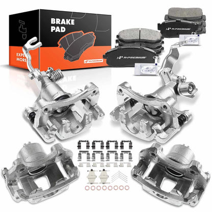 12x Brake Pad and Caliper for Nissan Sentra (2000–2001)