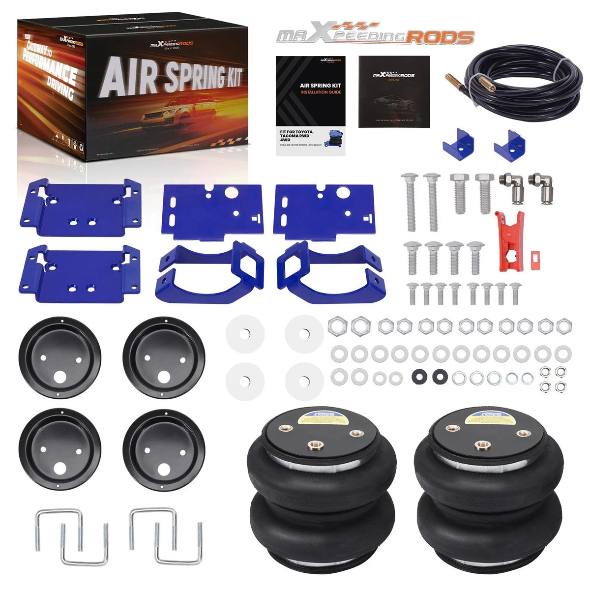 Air Suspension Spring Bags Kit for Toyota Tacoma 4WD (2005–2023)