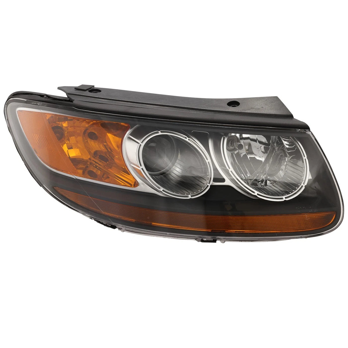 Passenger Side Headlight for Hyundai Santa Fe (2007–2008) Halogen, with Bulb