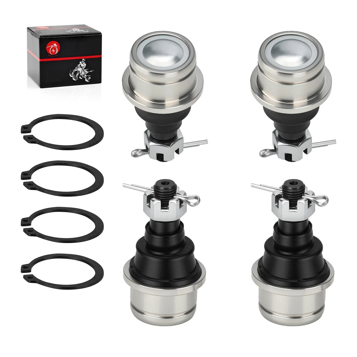 4 Ball Joints 51375-HP5-601 & 51355-HN0-A01 for Honda Foreman 520