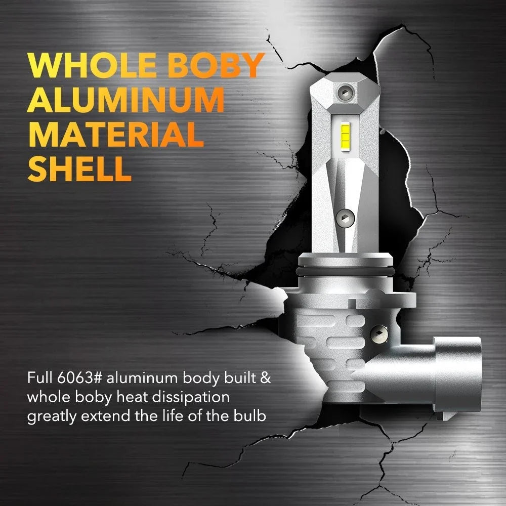 Low Beam 9006 LED Headlight Bulbs - Pair of 2