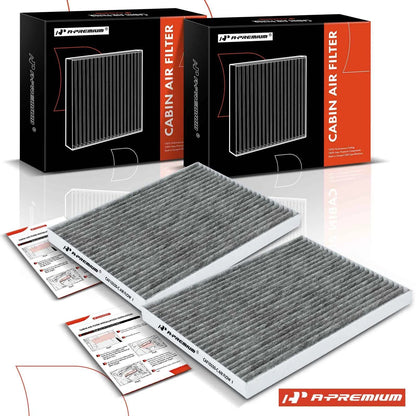 2X Activated Carbon Cabin Air Filter for Nissan Rogue (2008–2013)