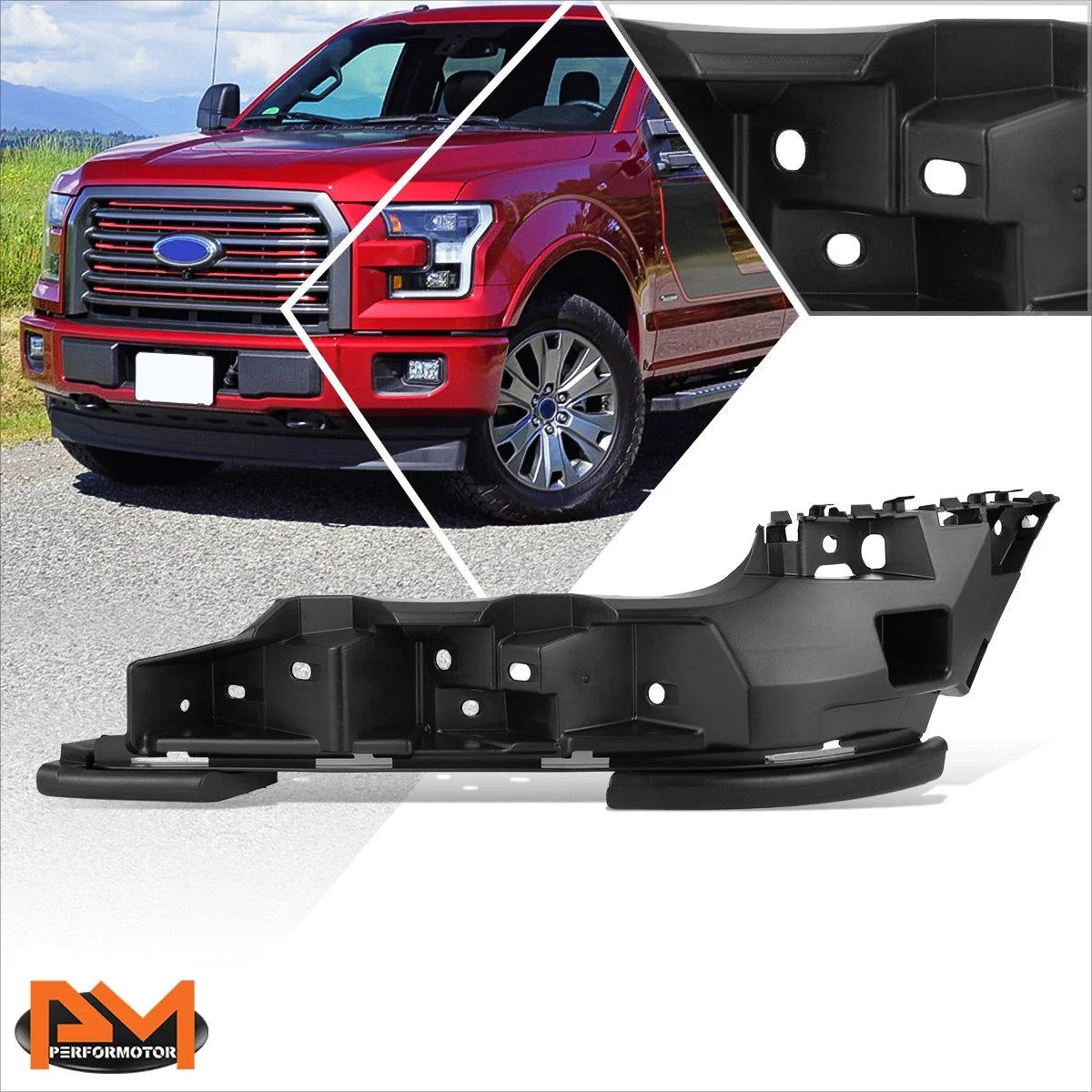 Bumper Cover Support Bracket Front Left for Ford F-150 2015-2017
