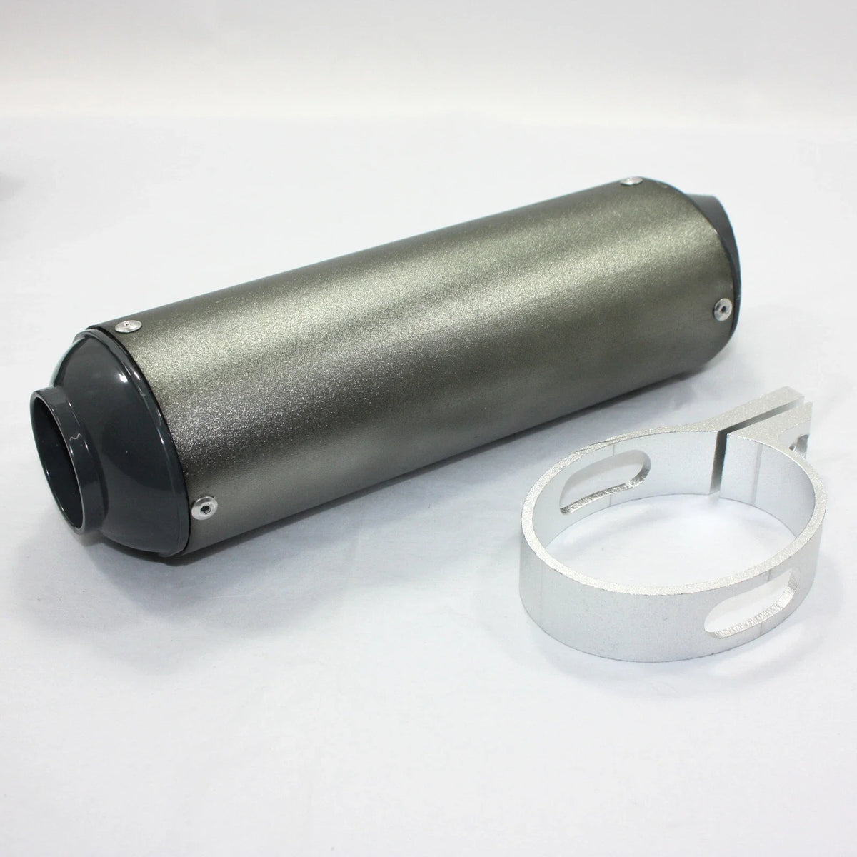 28mm Alloy Exhaust Muffler + Clamp for Pit Pro Dirt Bike (125cc–150cc)