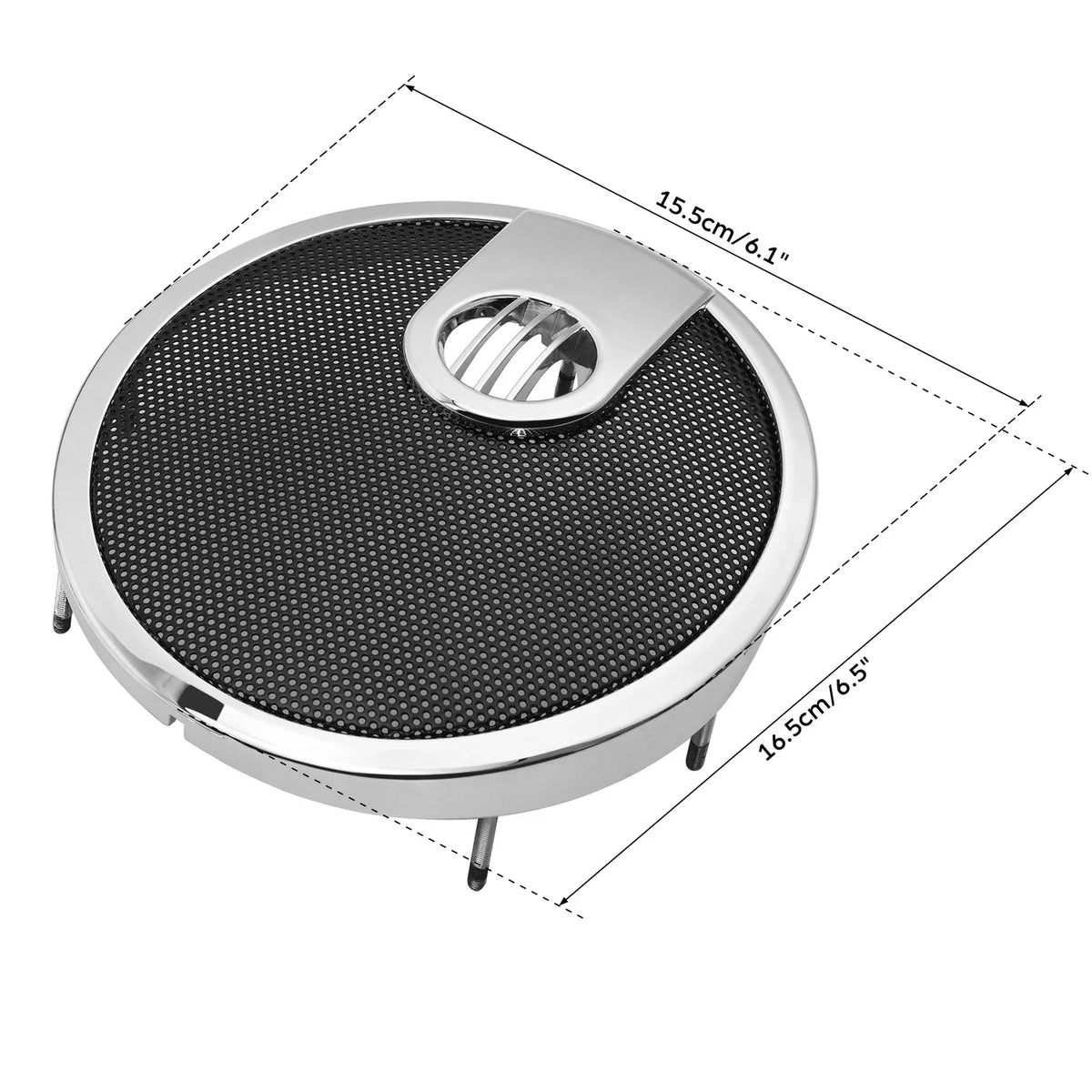 6.5" Speaker Lid Grill for Indian Roadmaster & Chieftain 2014-2018