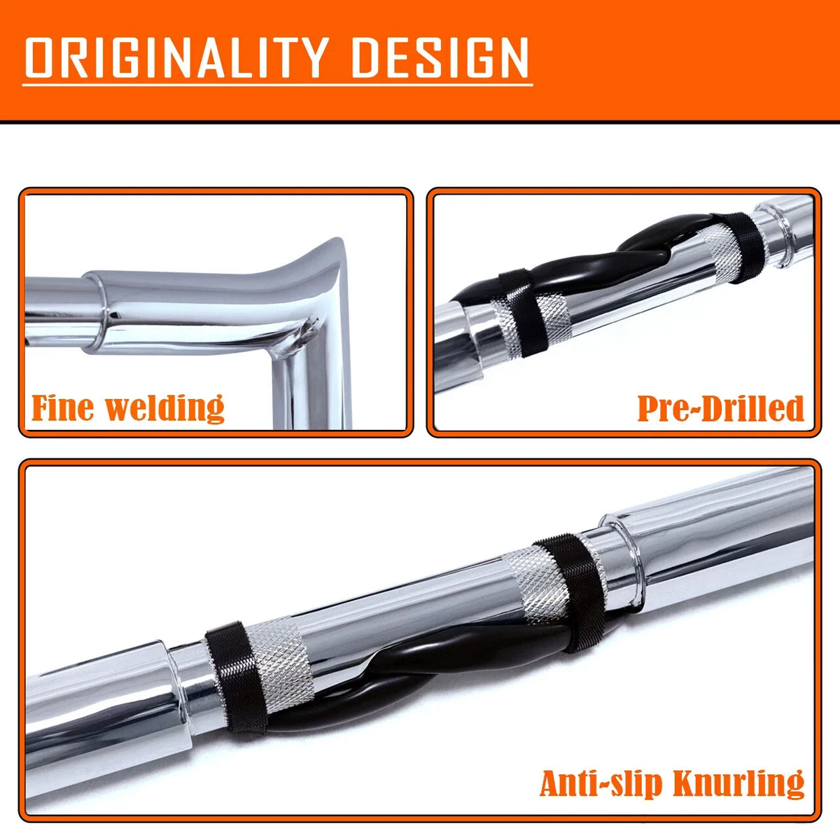 Prewired Chrome 14" Handlebar for Harley Street Glide/Electra Glide 2008-2013
