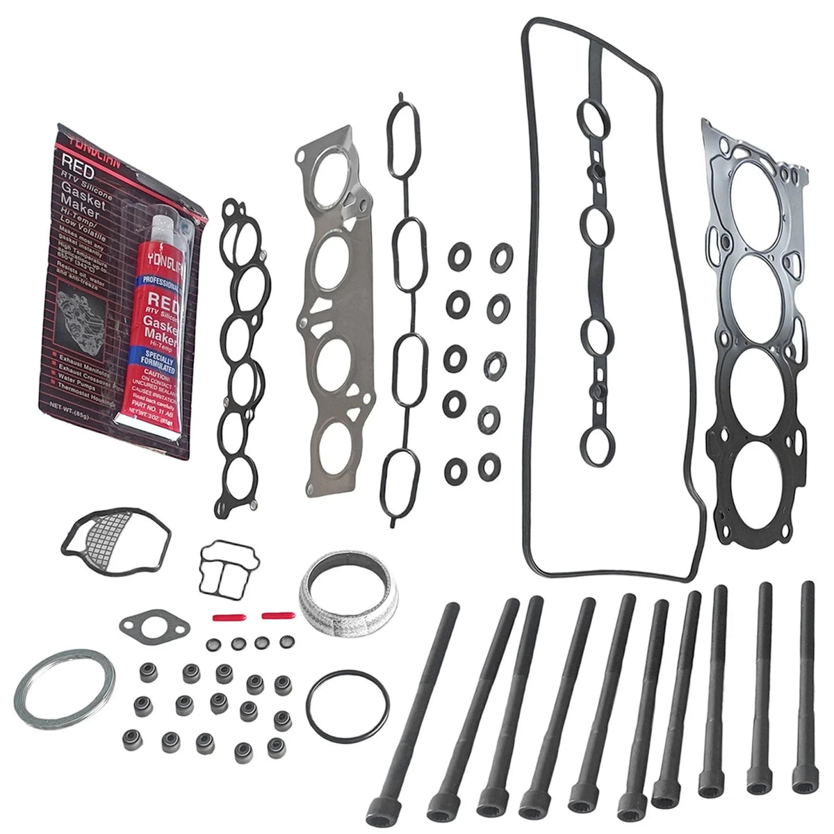 Set of 10 MLS Head Gasket Bolts for Toyota Camry RAV4 Scion TC (2001–2006)
