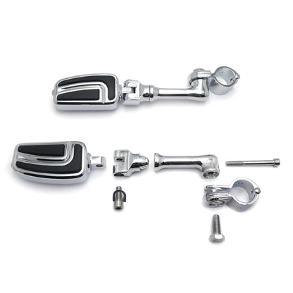 Foot Peg Kit 4.5" for Honda Shadow, Harley Street Glide (Year Range)