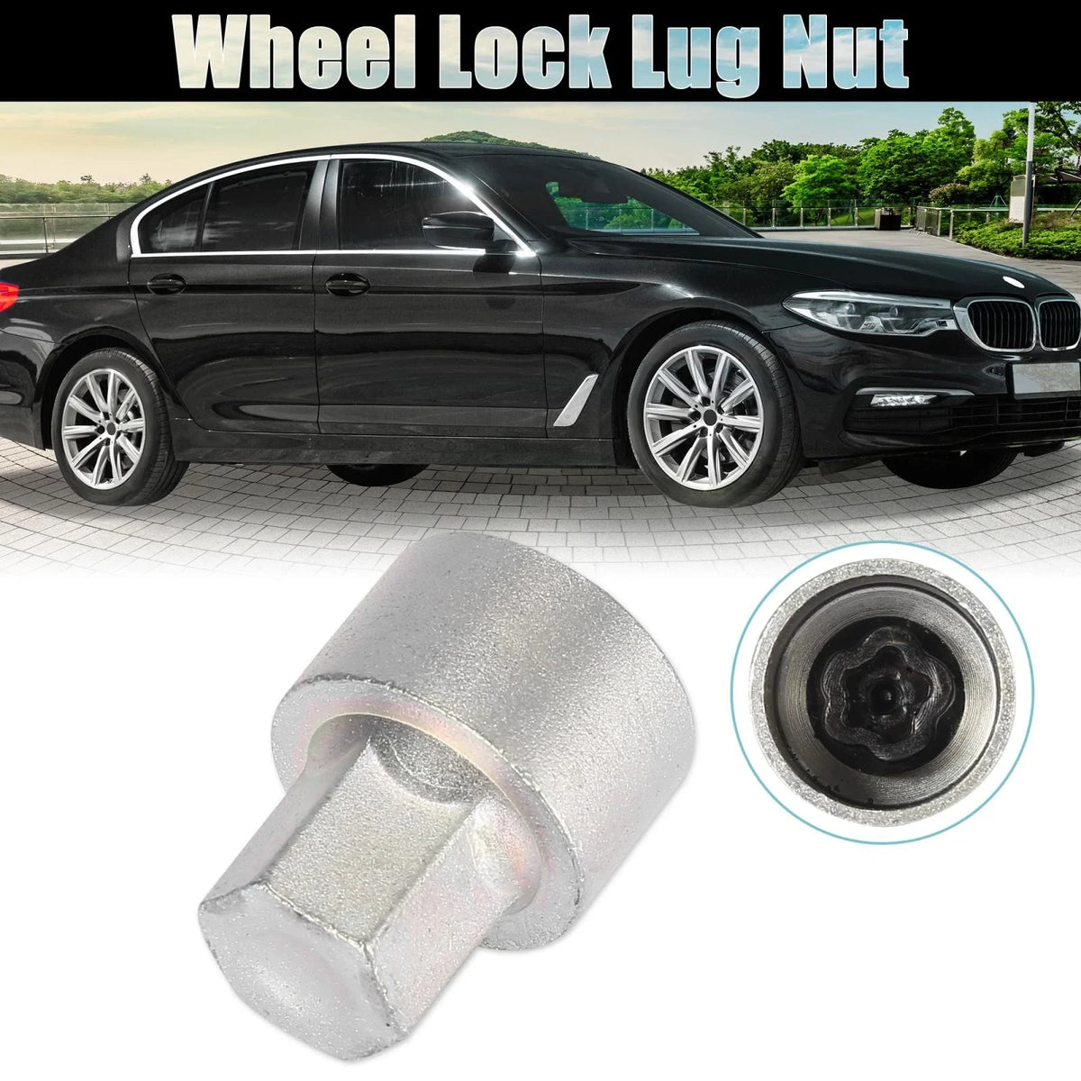 Wheel Lock Lug Nut Removal Key for BMW 3 5 7 Series (047)