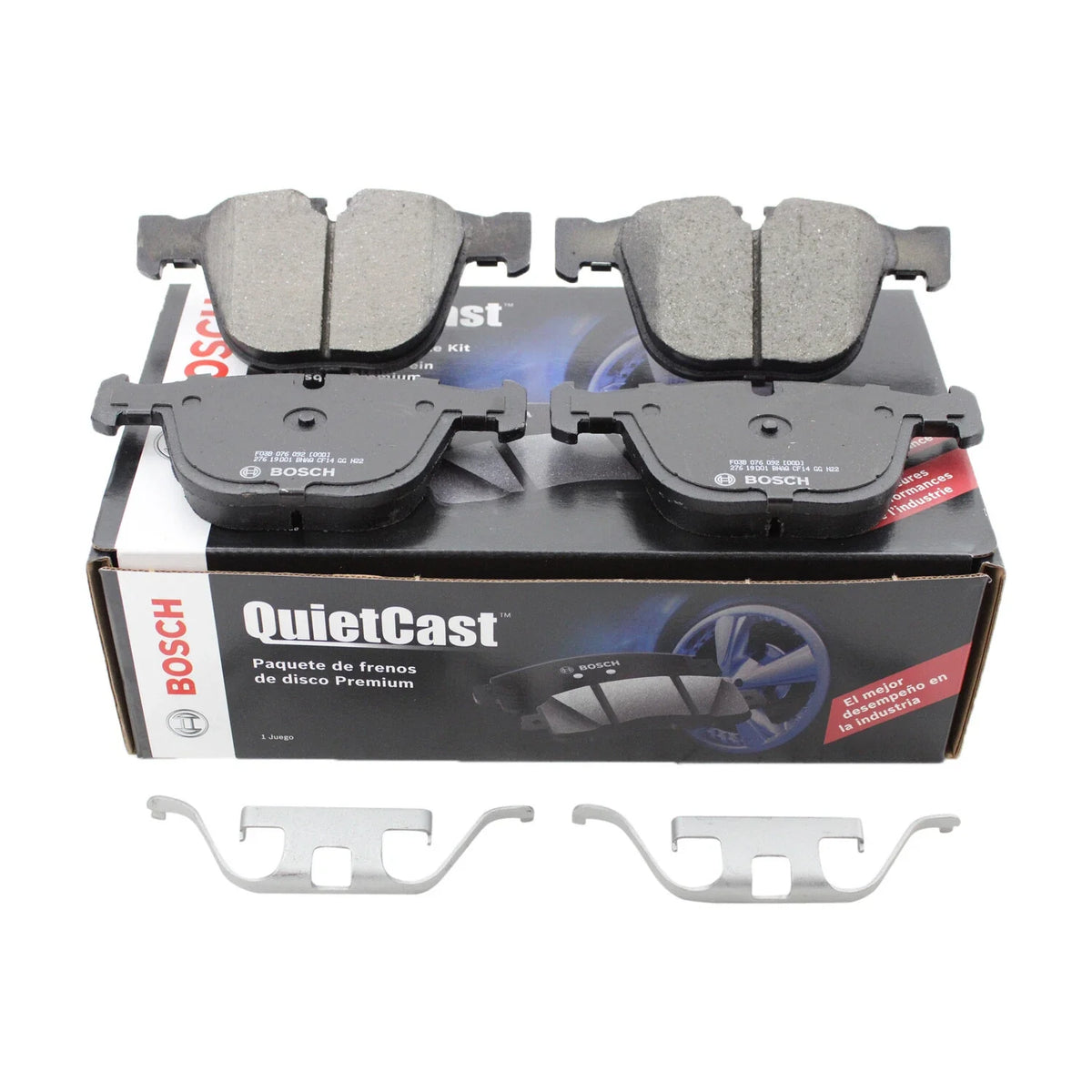 Bosch Rear Brake Pads QuietCast Ceramic for BMW F15 E71 E70 E65 E60 2007-2019