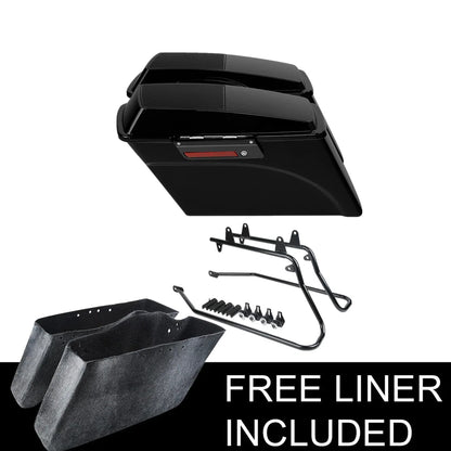 Hard Saddlebag Speaker Lid Conversion Bracket for Harley Softail (1984–2017)