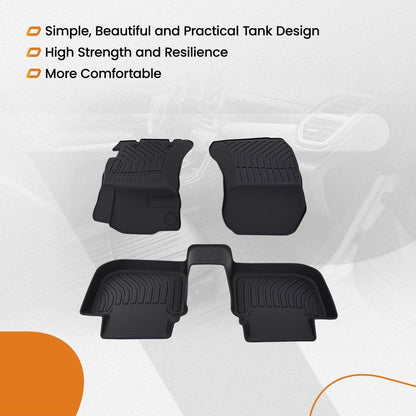 TPE All-Weather Floor Mats for 2016-2017 Subaru Crosstrek
