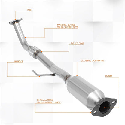 Direct Replace Catalytic Converter Exhaust Flex Pipe for Camry/Solara (1997–2001)