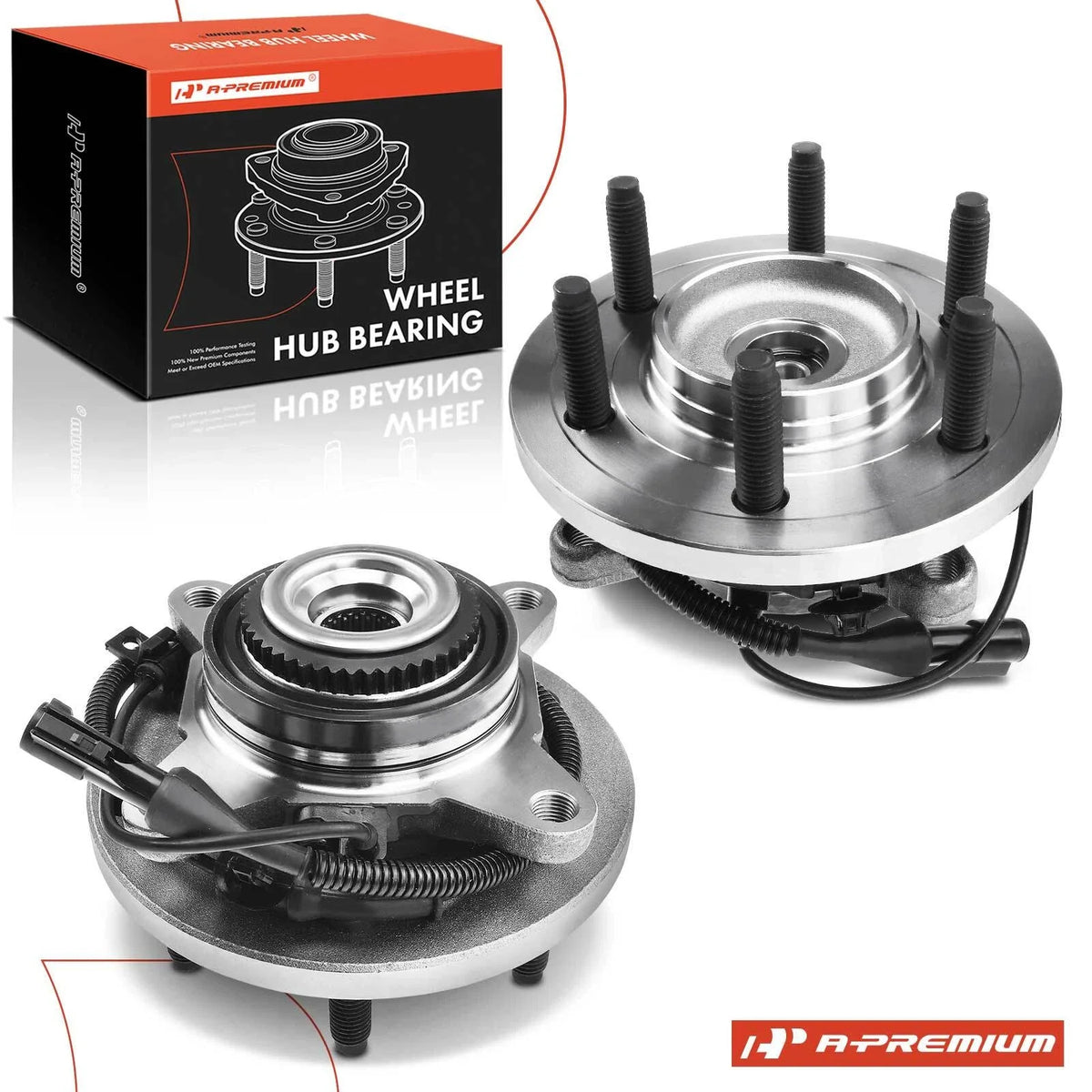 2X Front Wheel Hub & Bearing Assembly for Ford F-150 (2010)